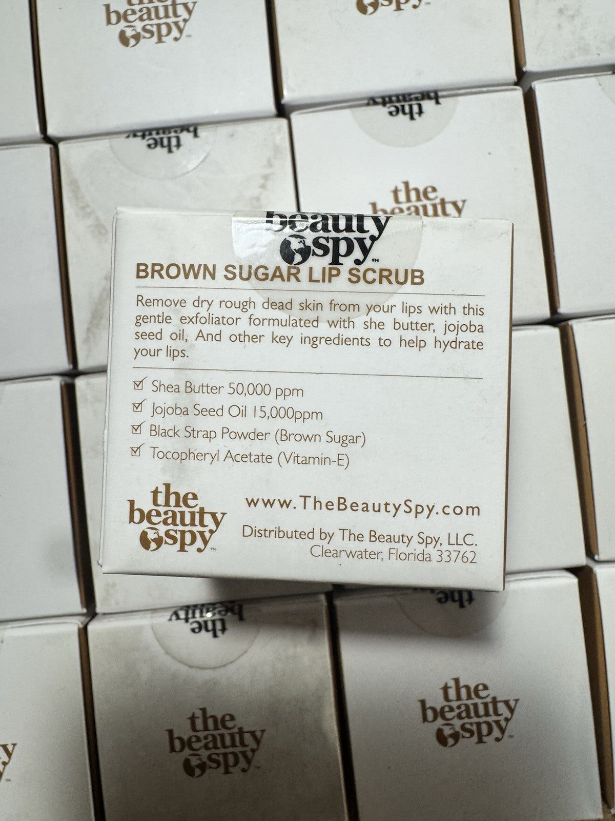 Bulk Brown Sugar Lip Scrub Set - 30 Count, 0.5 oz Each, Hydrating Exfoliator