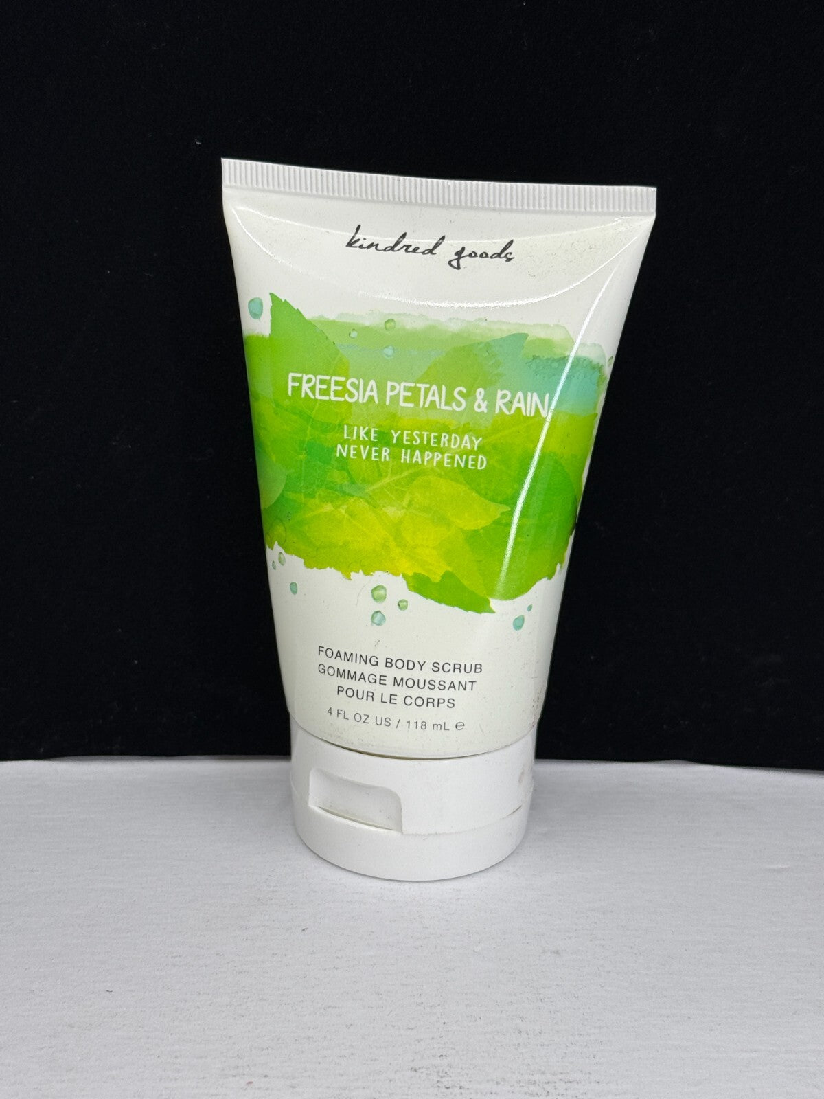 Kindred Goods Freesia Petals And Rain 4 oz Foaming Body Scrub BRAND