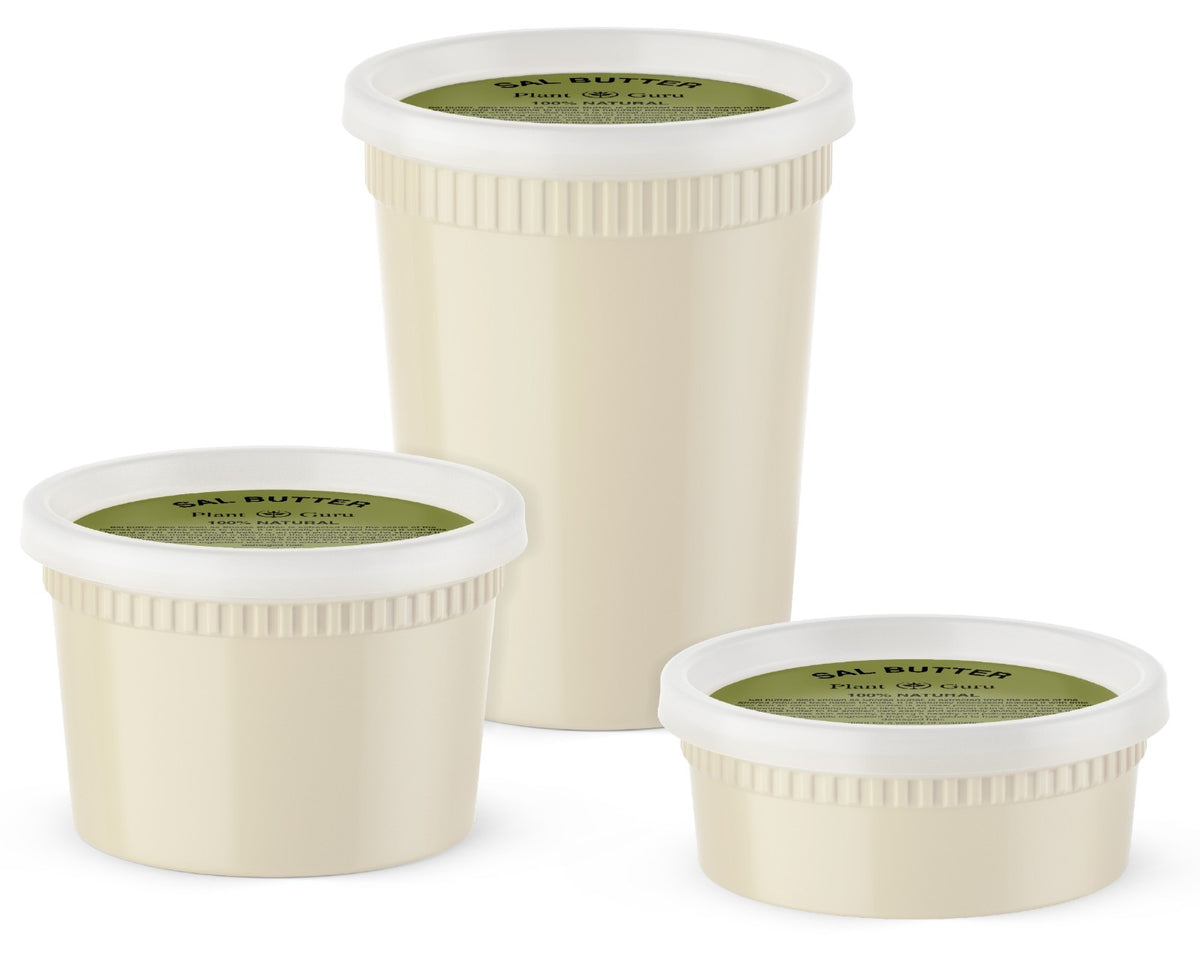 Organic Shea Butter for Skin and Body - Pure Cold Pressed Sal Seed
