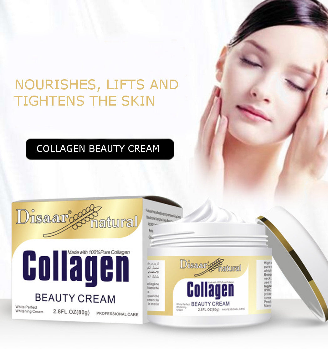 Pure Collagen Anti-Aging Face Cream - Moisturizing & Wrinkle Repair 80g