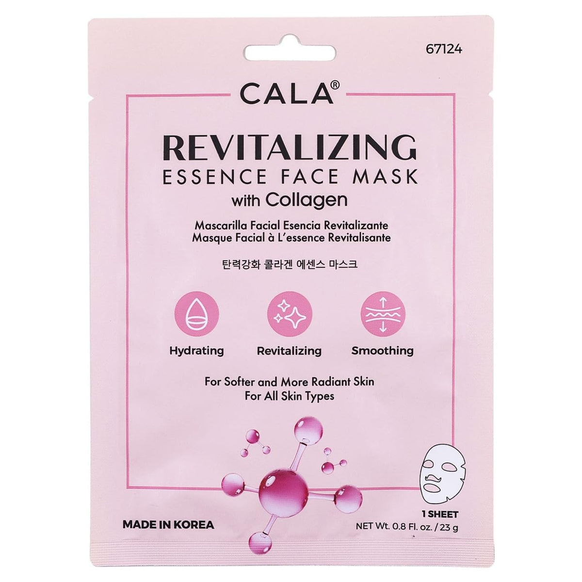 Collagen Revitalizing Sheet Face Masks - 10 Pack