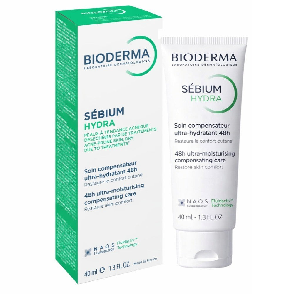 Bioderma Sebium Hydra Ultra-Moisturising Rehydrating Care 40ml for Acne-Prone Skin
