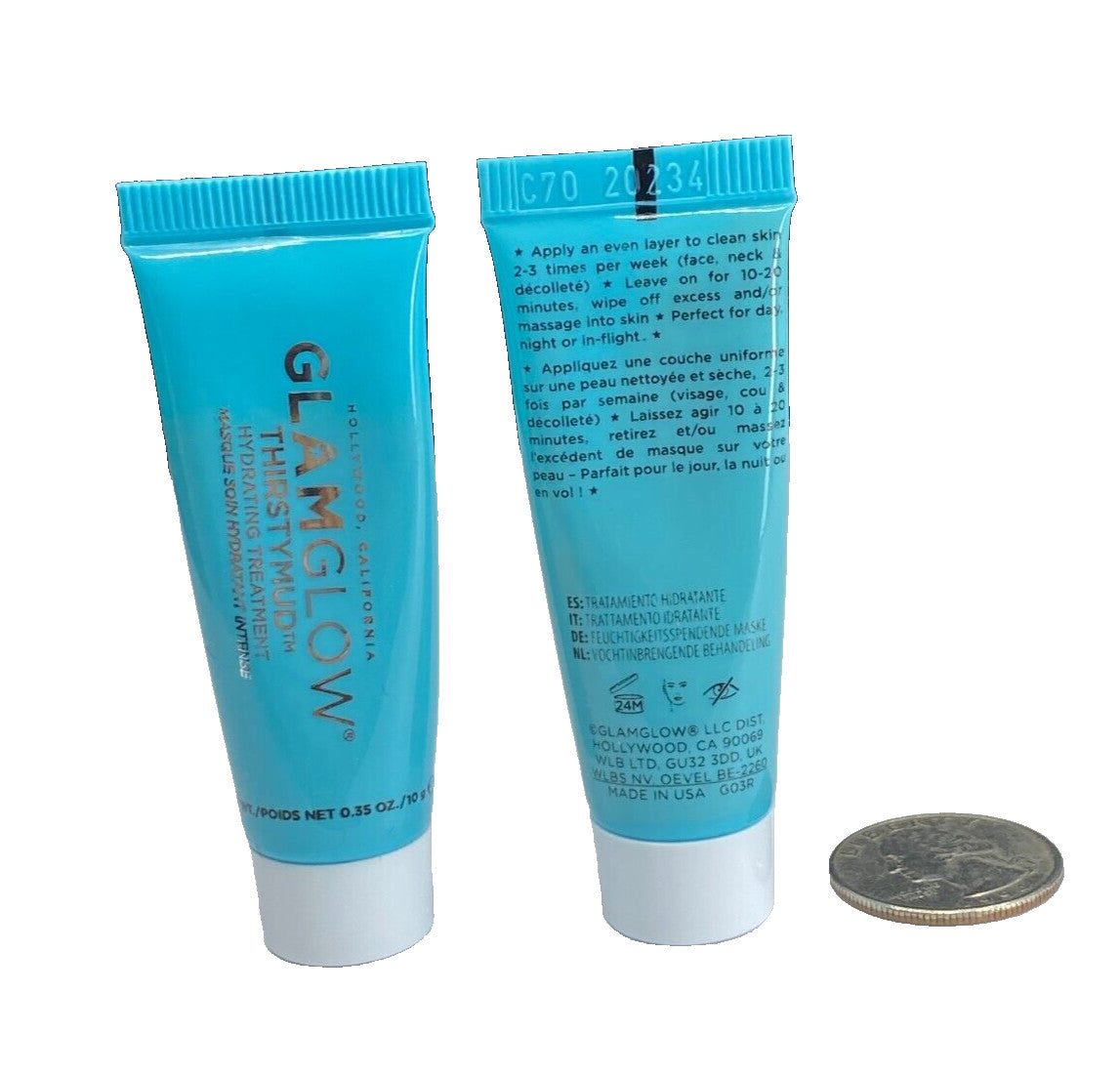 Thirstymud Hydrating Treatment Travel Size 0.35 oz - Set of 2