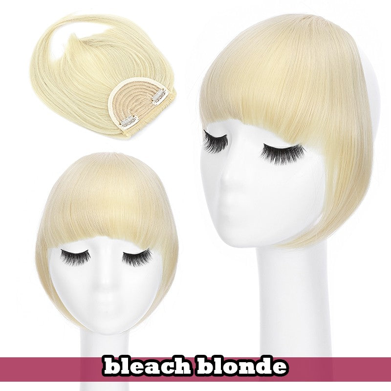 Women Braid Headband Topper with Bangs - Instant Hair Fringes & Hairbands