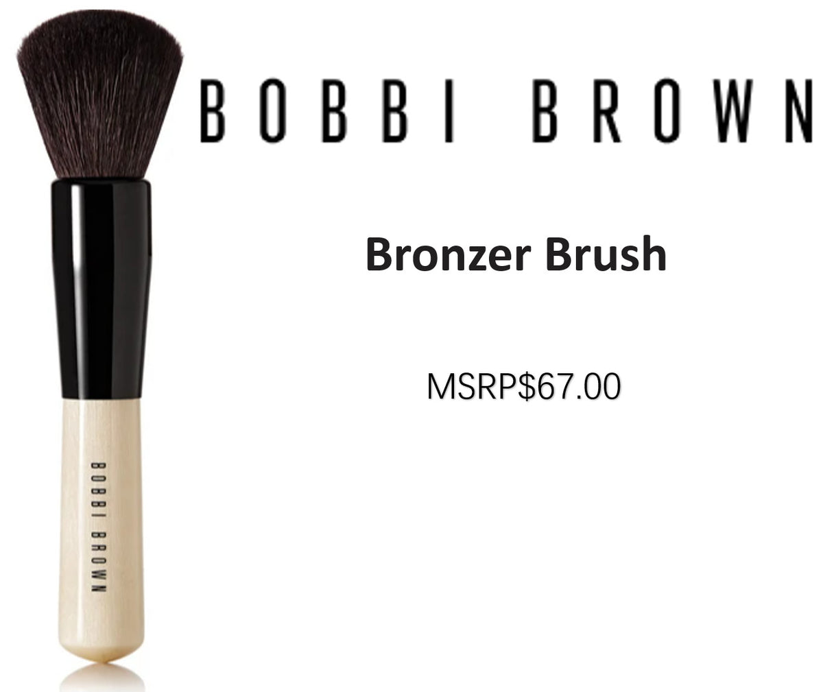 Bobbi Brown Bronzer Brush - New Professional Face Makeup Tool