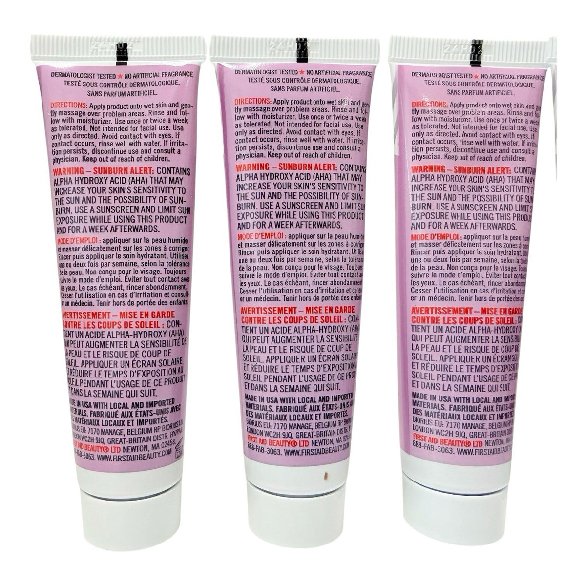 First Aid Beauty KP Bump Eraser Body Scrub - LOT OF 6 1 oz Each
