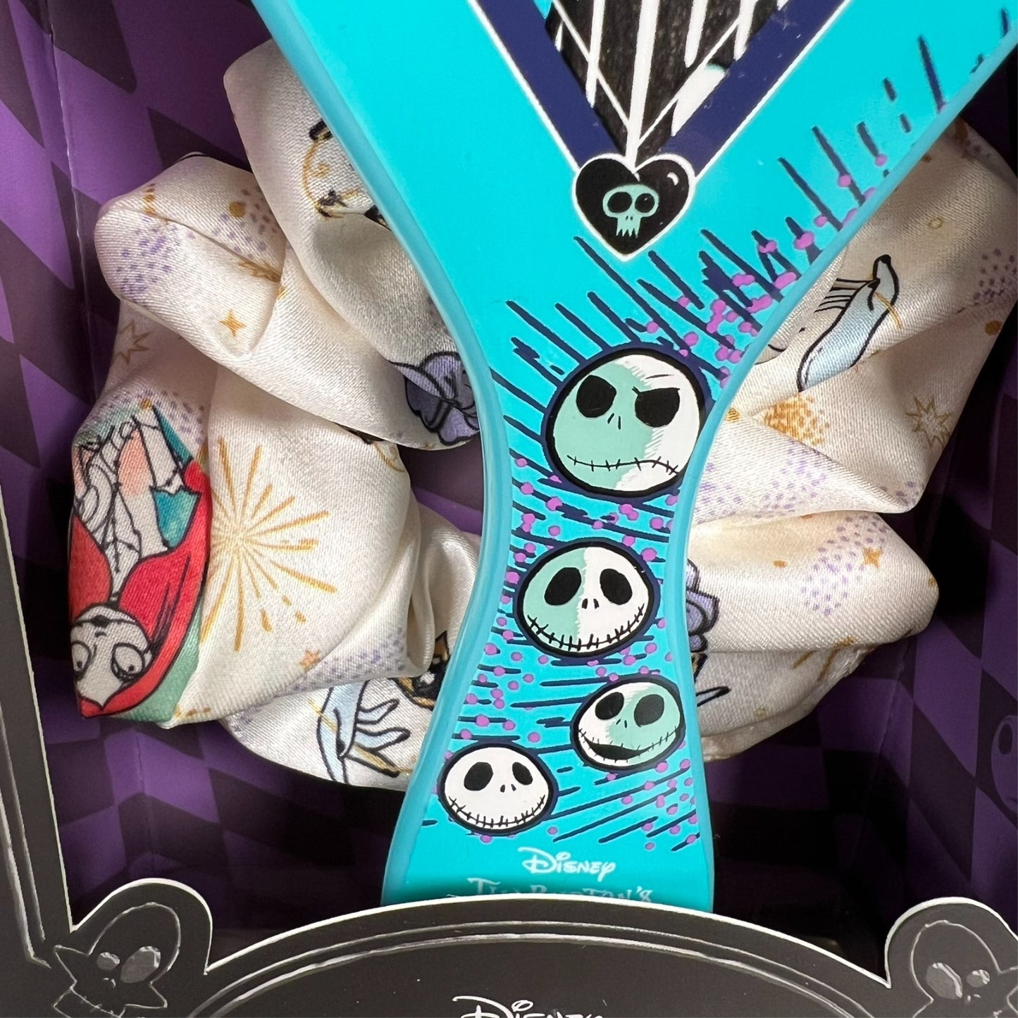 Disney Nightmare Before Christmas Detangler Brush Jack & Sally Limited Edition