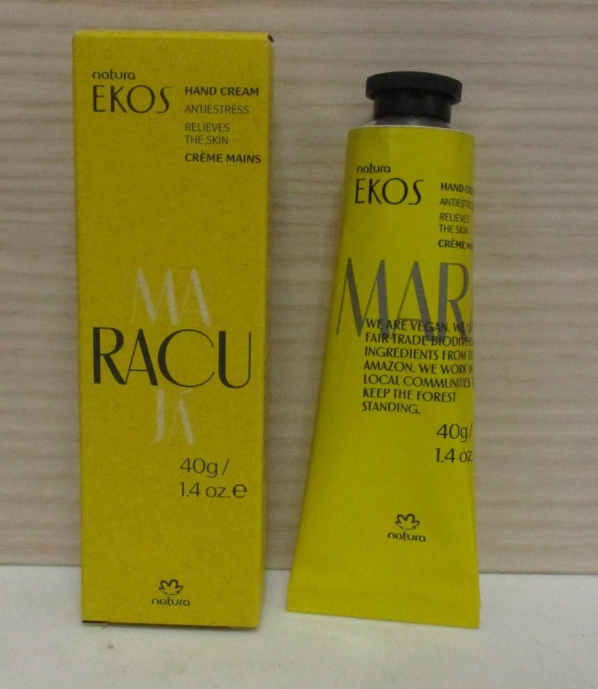 Natura Ekos Racu Hand Cream Anti-Stress 1 oz Travel Size