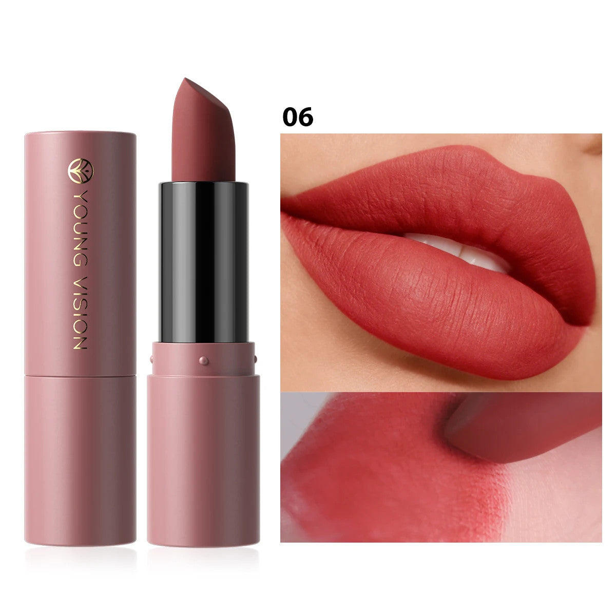 8 Color Velvet Matte Lipstick - Water-Resistant, Fade-Proof Lip Makeup