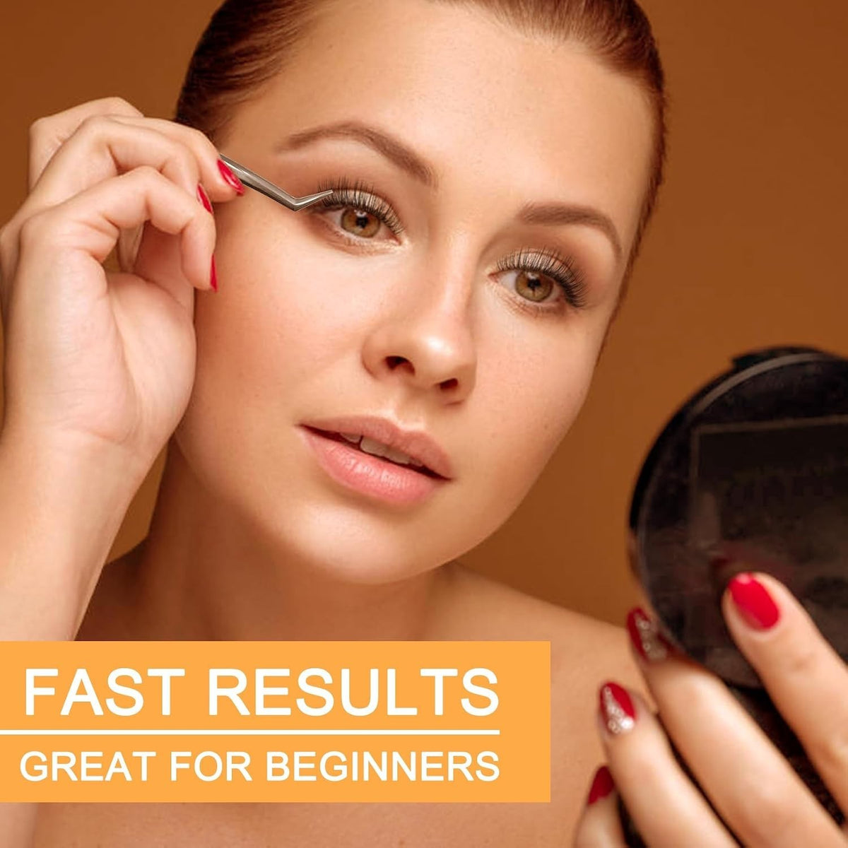 DIY False Eyelash Clusters - 280 Natural Wispy Extensions for Easy Application