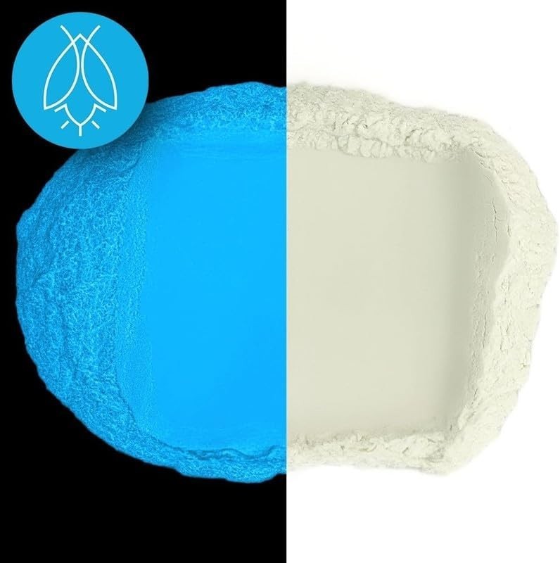 Glow in The Dark Pigment Powder - Neutral Sky Blue 12g for Art & Crafts
