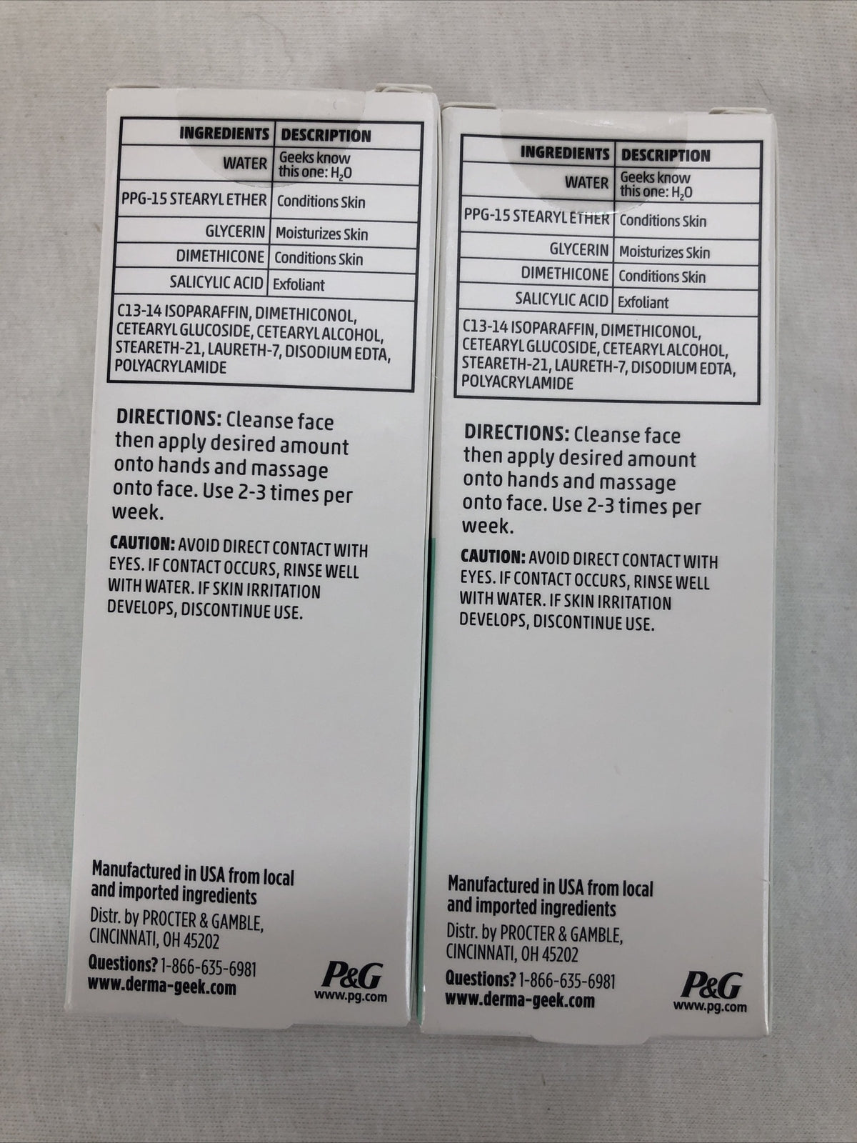 2-Pack Facial Serum with 2% Beta Hydroxy Acid - Clear Skin Treatment