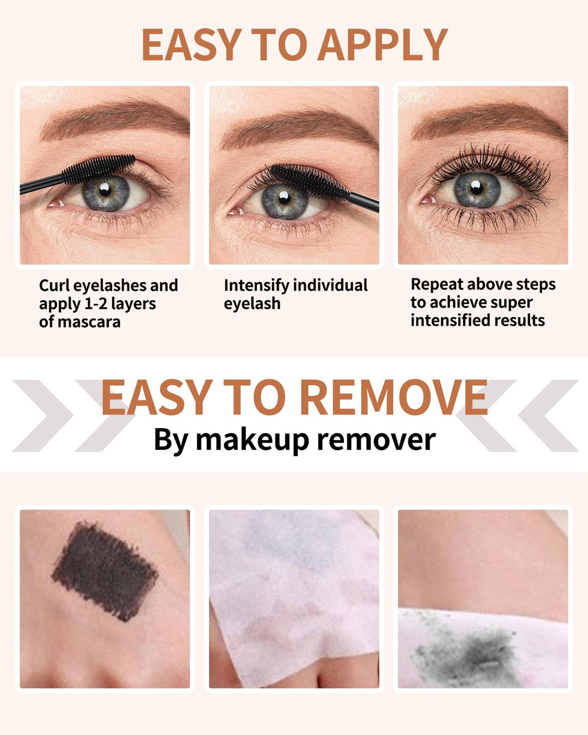 Mature Women’s Brown Volumizing Waterproof Mascara - Safe for Sensitive Eyes