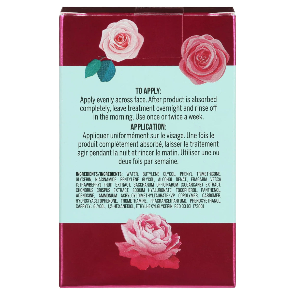 Beauty Sleep Prep Mask - Strawberry Water, 2.12 oz