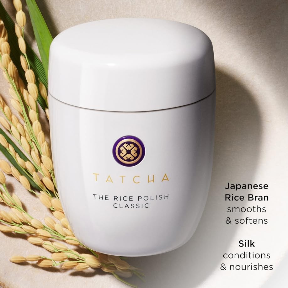 Tatcha The Rice Polish Classic Non-Abrasive Exfoliator Dry Skin 2.1 oz