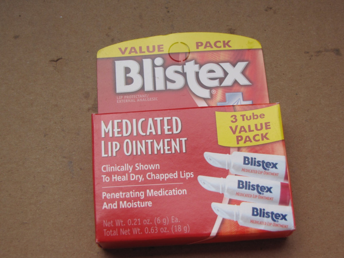 Medicated Lip Ointment Penetrating Moisture 3-Pack - Lip Balm Treatment