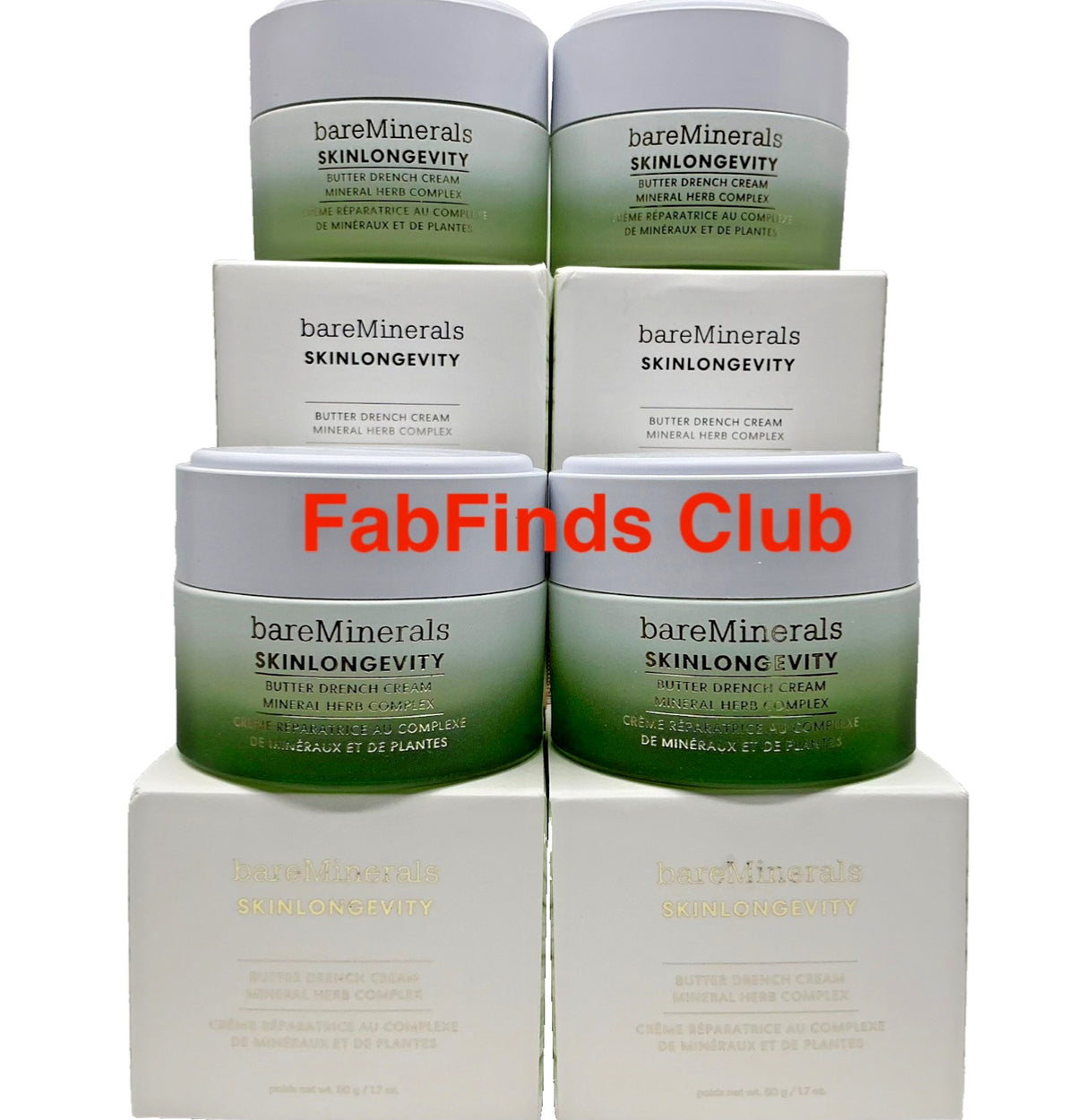 BareMinerals Skin Longevity Butter Drench Cream Set - Hydrating Anti-Aging Skincare