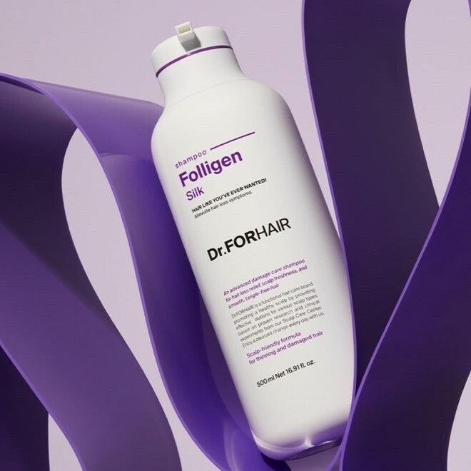 Dr.FORHAIR Folligen Silk Shampoo - Repair & Hair Loss Relief 500ml /