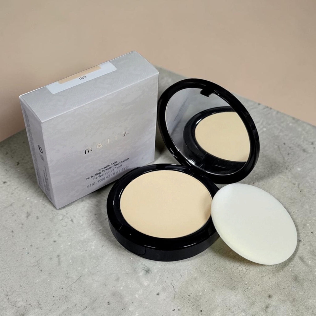 Light Shade Powder Foundation - Full Size, Skin Perfecting Makeup