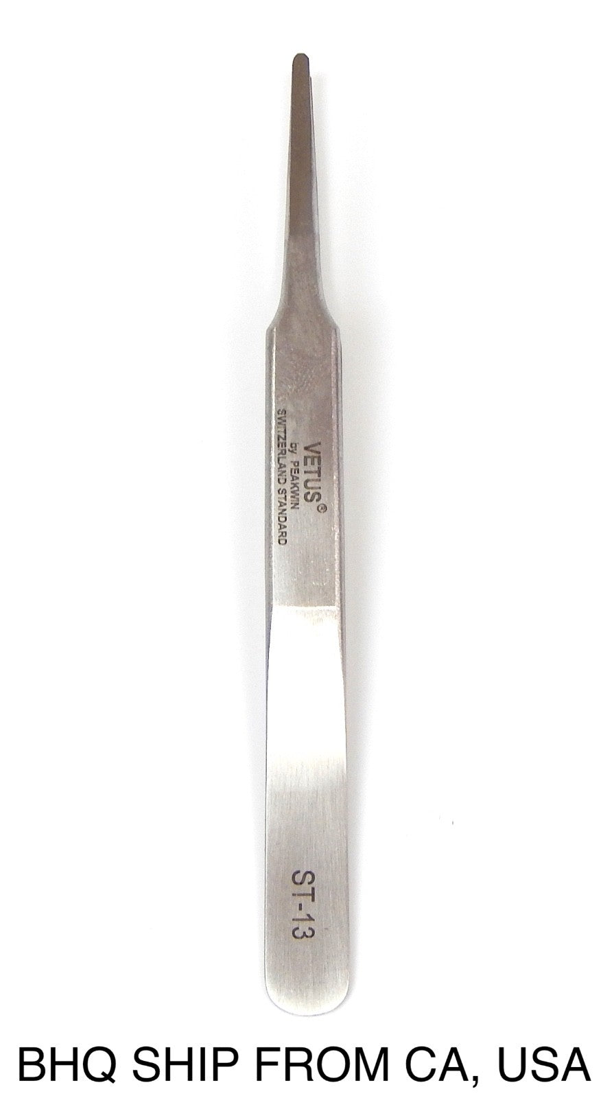 Eyelash & Eyebrow Extension Tweezers Fine Straight Tip Tool - Precision ST-13