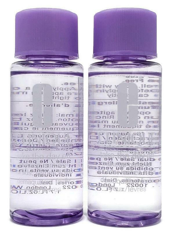 Travel Size Eye Makeup Remover Set - 2 x 1.7 oz Waterproof & Non-Irritating