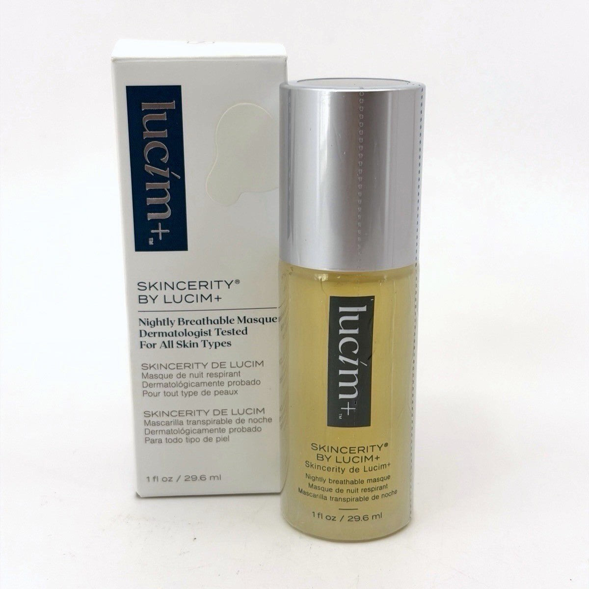 Nightly Breathable Face Mask Roll-On - Moisturizing Skin Treatment - 2 Pack