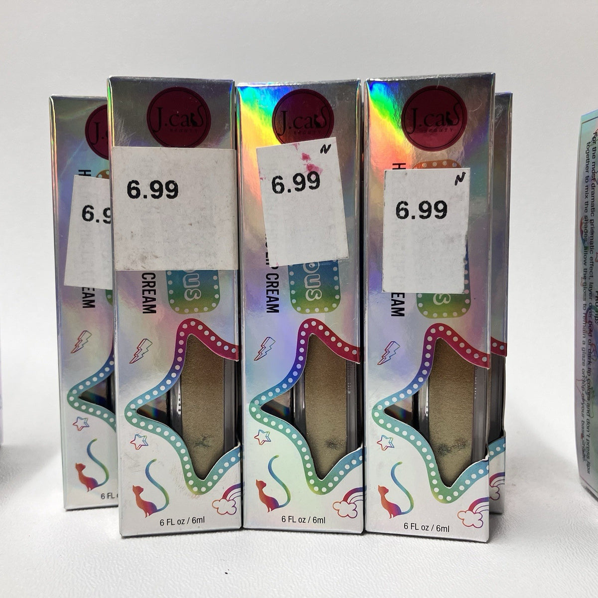 27-Piece Lip Gloss Set - Holographic, Cream, 6ml Each, Multiple Colors