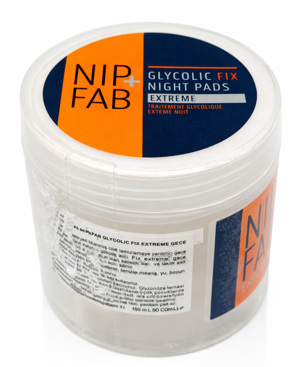 NIP + FAB Glycolic Fix Pads Extreme Night Cleanser Hyaluronic Bundle