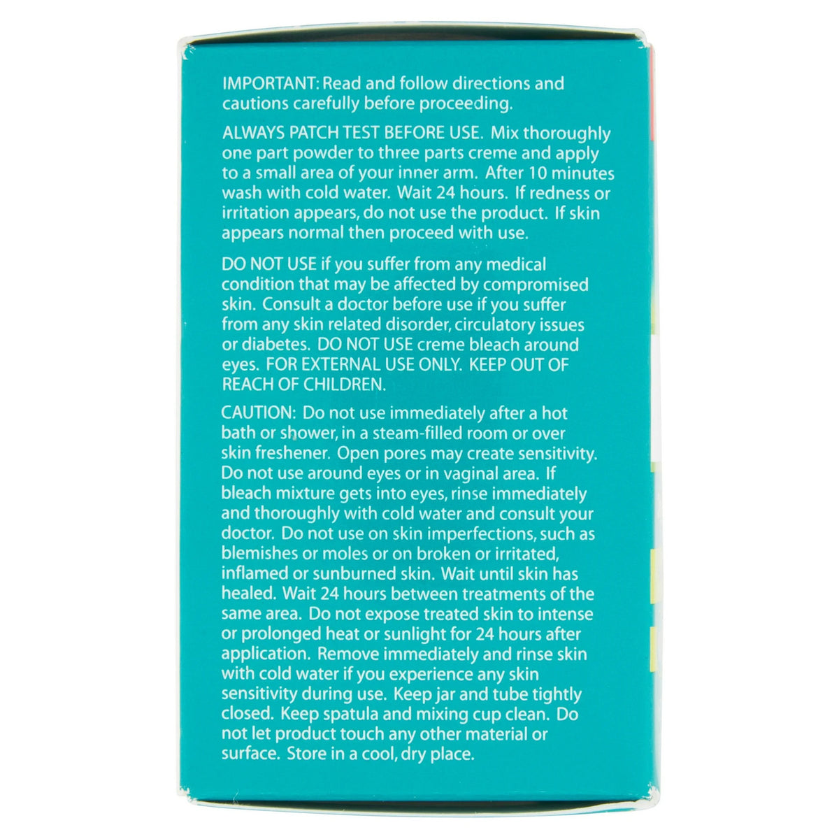 Facial & Body Hair Bleach Kit with Mixing Cup - Safe Lightening Cream for Unwanted Hair
