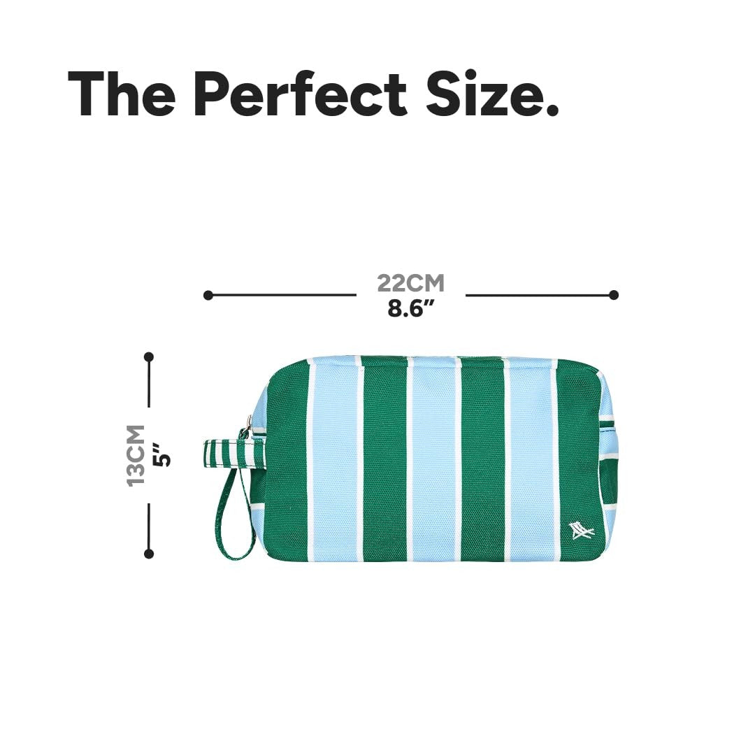 Large Travel Toiletry Bag with Recycled Materials and Hard-Wearing Design