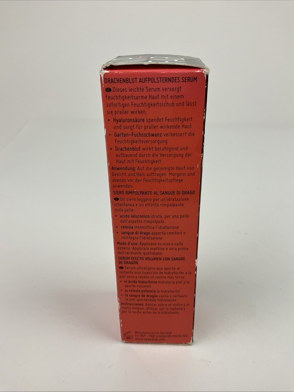 Nip + Fab Hydrate Dragon's Blood Fix Plumping Serum 50ml