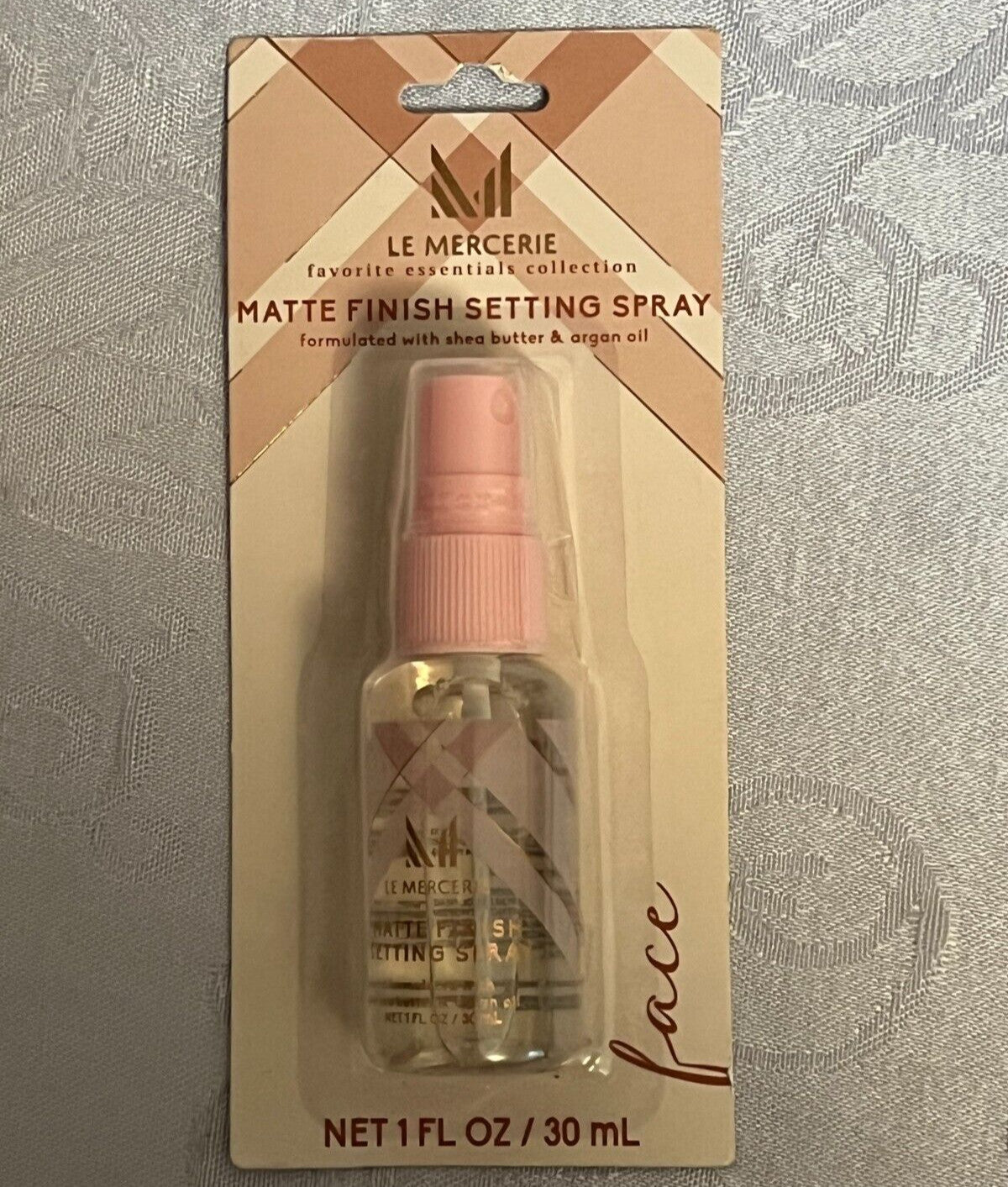 Shea Butter Argan Oil Matte Setting Spray 1oz/30ml - Hydrating Finish