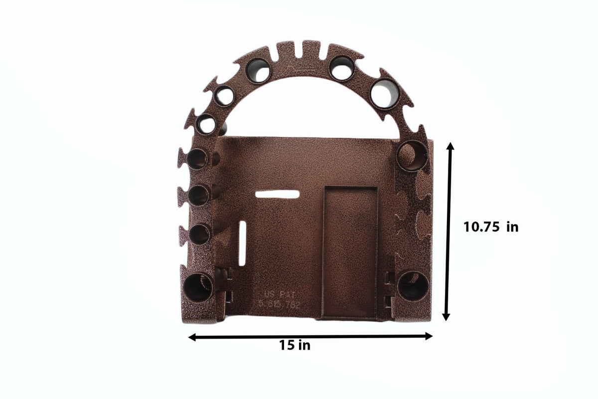 Bronze Curling Iron Holder Organizer for Styling Tools