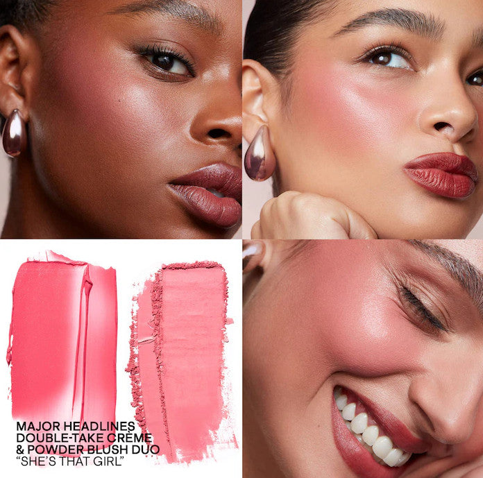 Mini Double-Take Crème & Powder Blush Duo - Multiple Shades