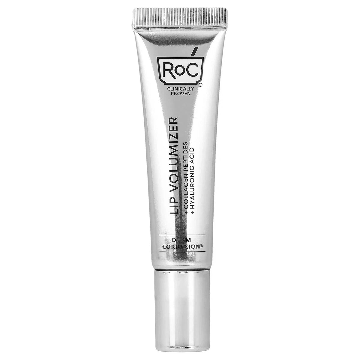 Lip Plumper & Hydrator with Hyaluronic Acid Collagen Peptides - Non-Invasive Lip Volume Treatment