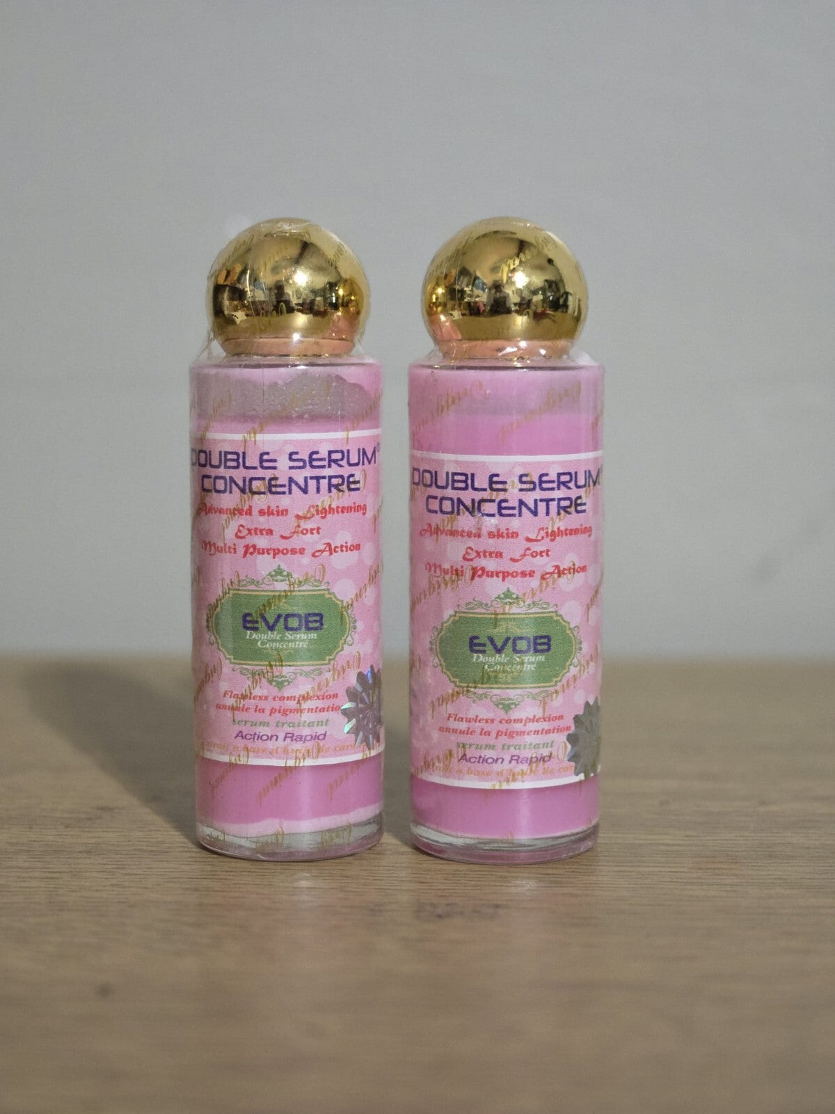 Double Serum Concentrate with Evob Seal - 75ml, Pack of 2 for Skin Care