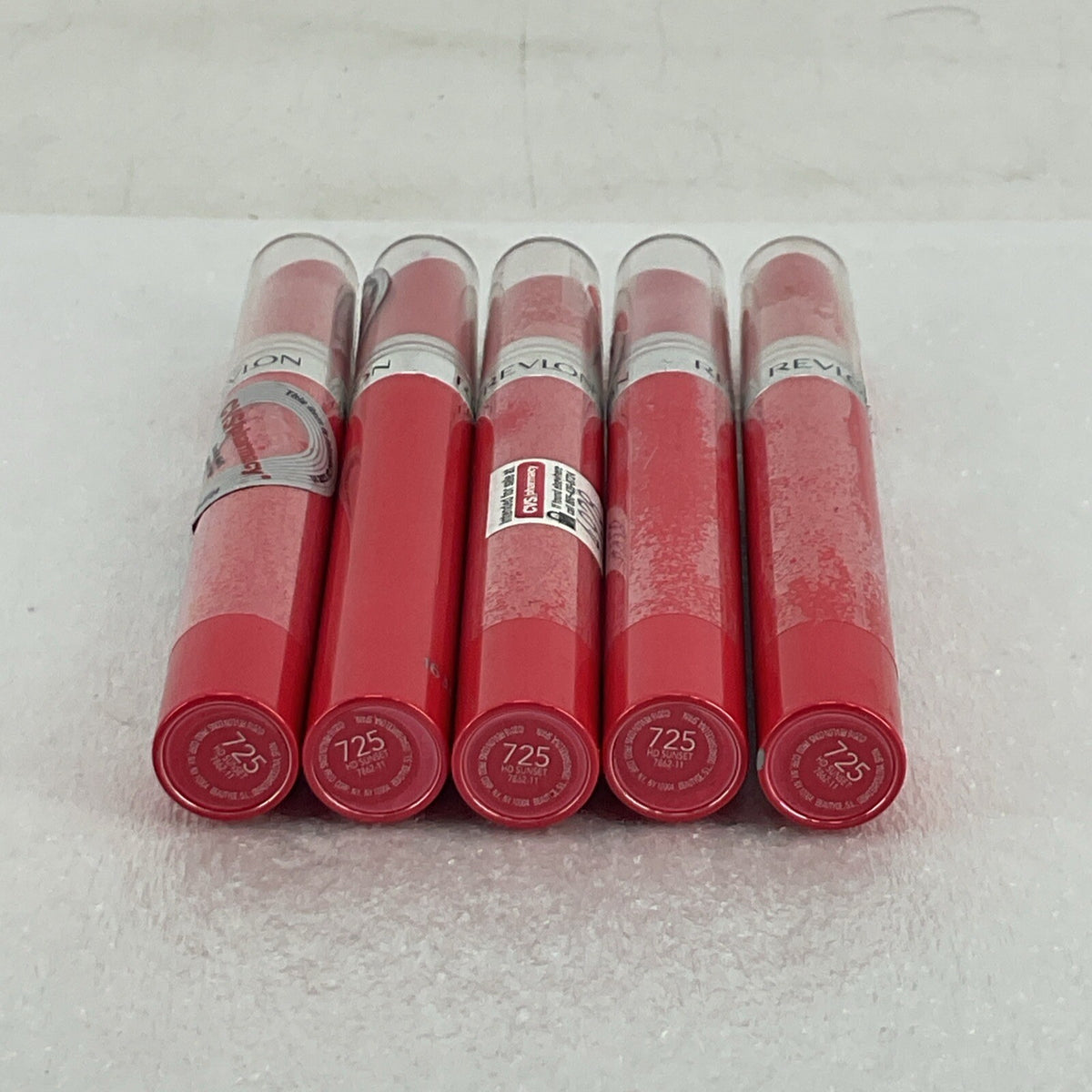 Revlon Ultra HD Lipstick Gel Lip Color - Sunset Shade, Pack of 5