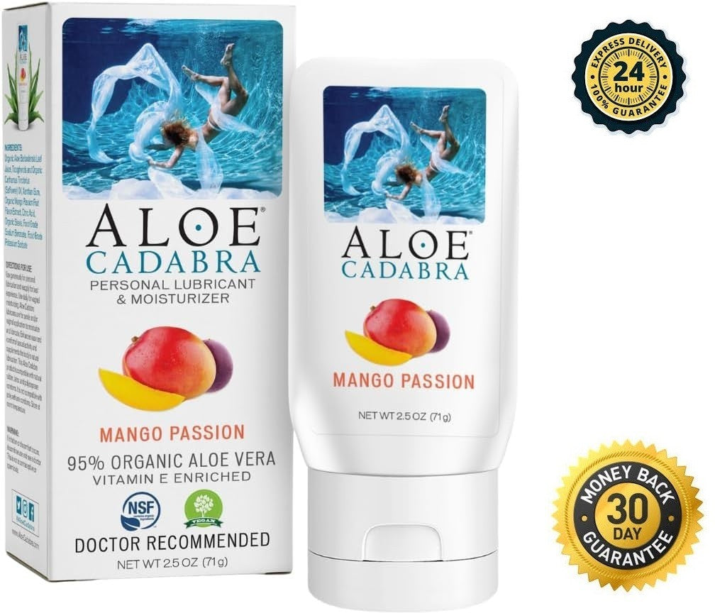 Aloe Cadabra Flavored Personal Lubricant and Vaginal Moisturizer 1