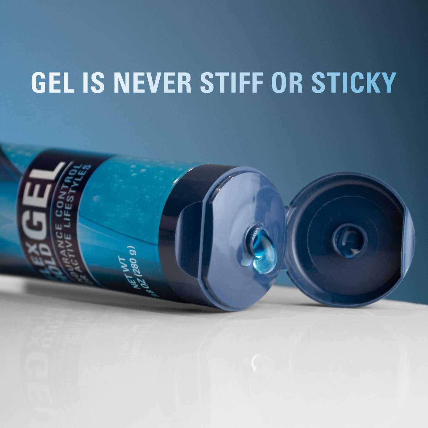 Flex Hold Hair Gel 9.8oz - Strong Hold, Hydrating with Keratin Amino Acids