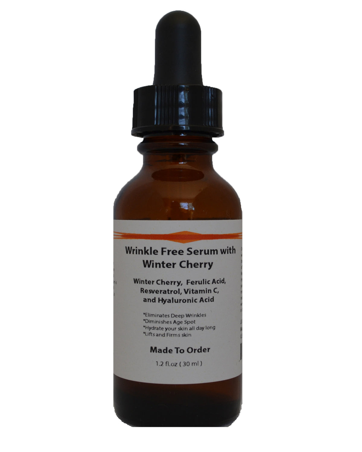Wrinkle Free Serum with Winter Cherry, Vitamin C, Ferulic Acid & Hyaluronic Acid