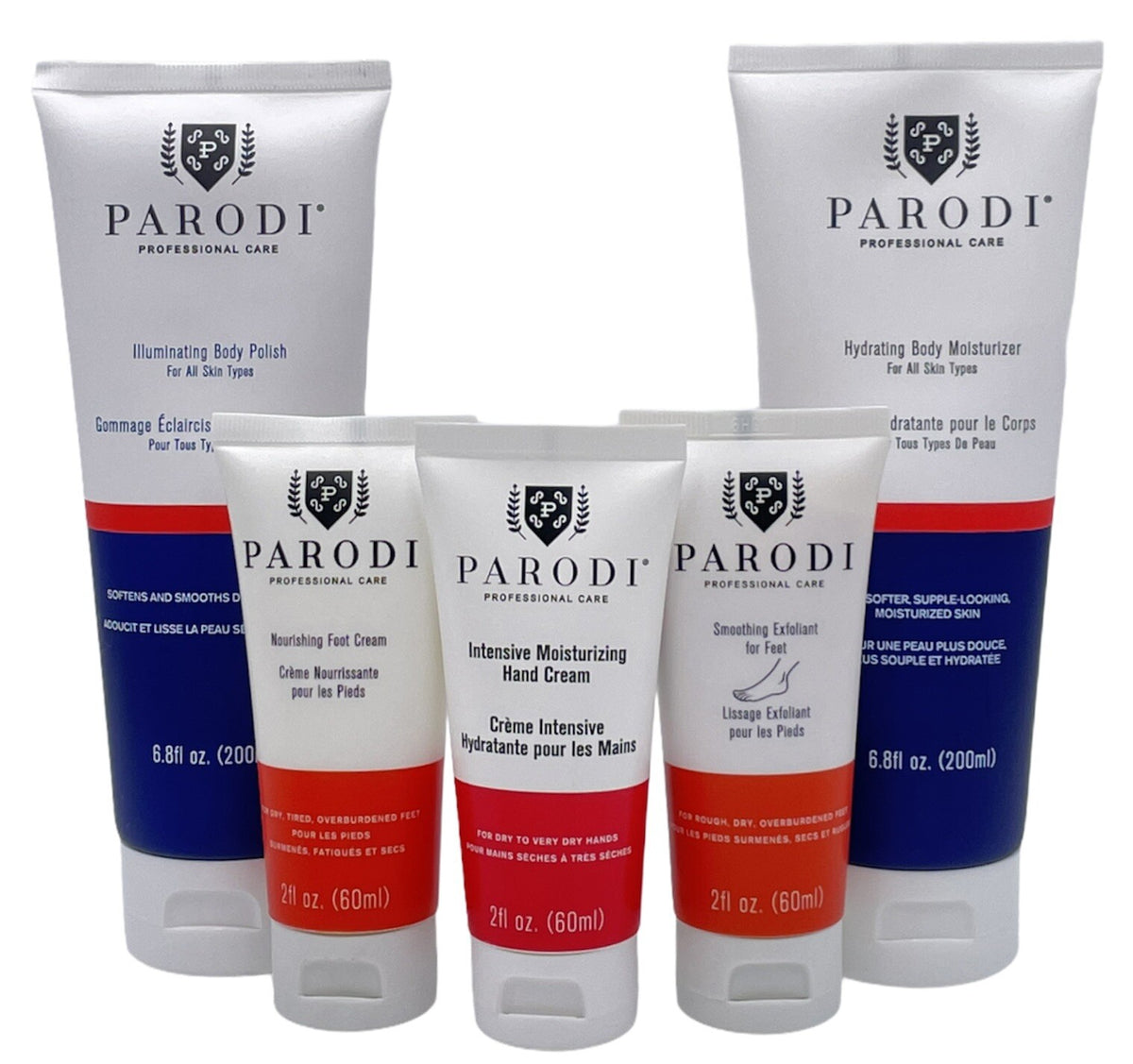 Moisturizer & Foot Care Set - Hand & Foot Cream, Body Polish & Exfoliant