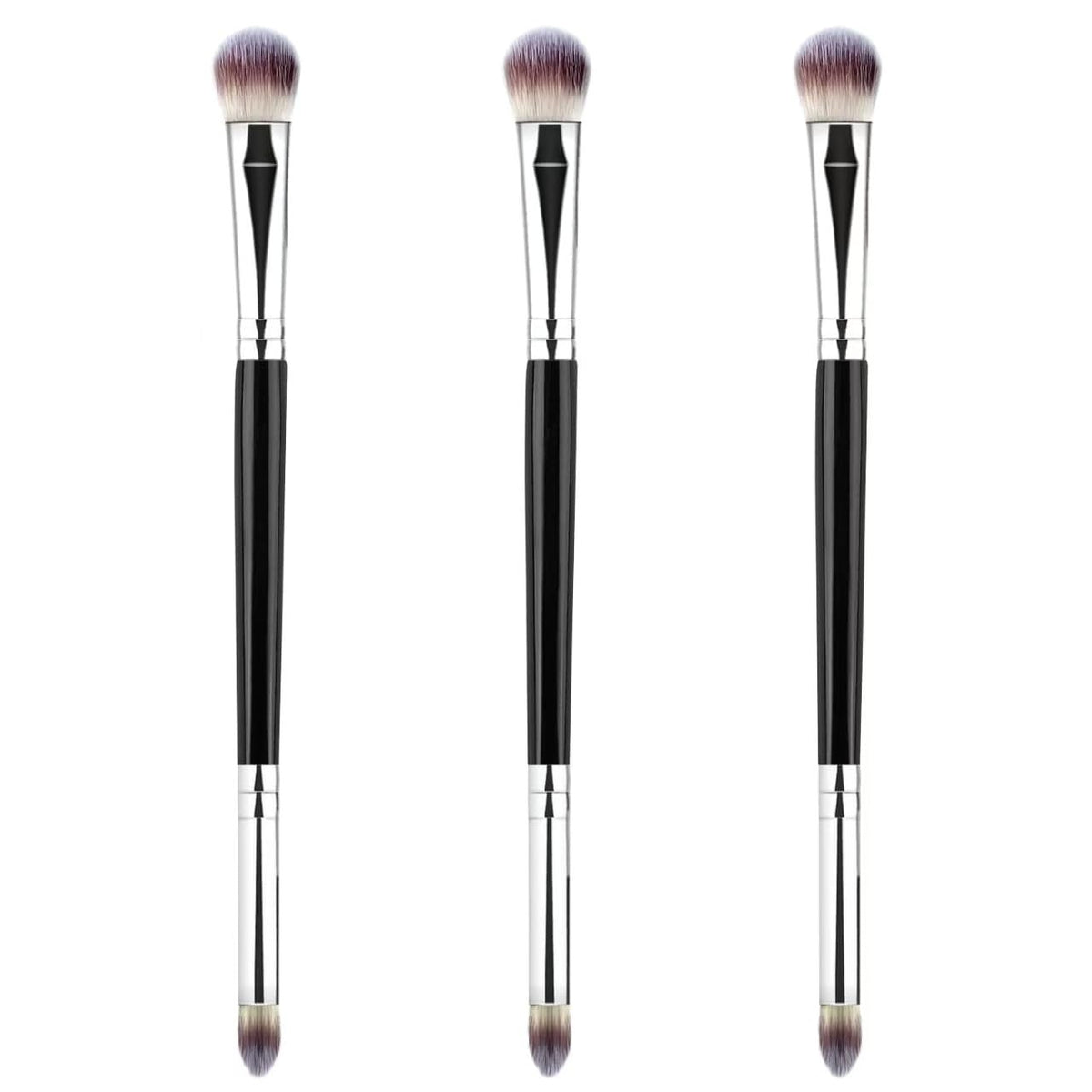 Professional Eyeshadow Brush Set for Eye Makeup & Concealer - 3 Pieces