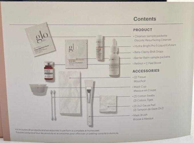 Retinol and Vitamin C Smoothing Peel Kit for Skin Rejuvenation