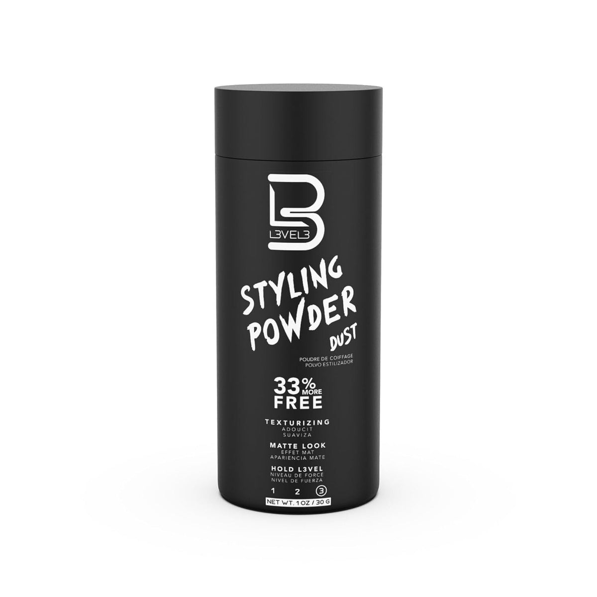 Men's Styling Hair Powder - Natural Matte Finish, No Oily Residue, Medium Hold