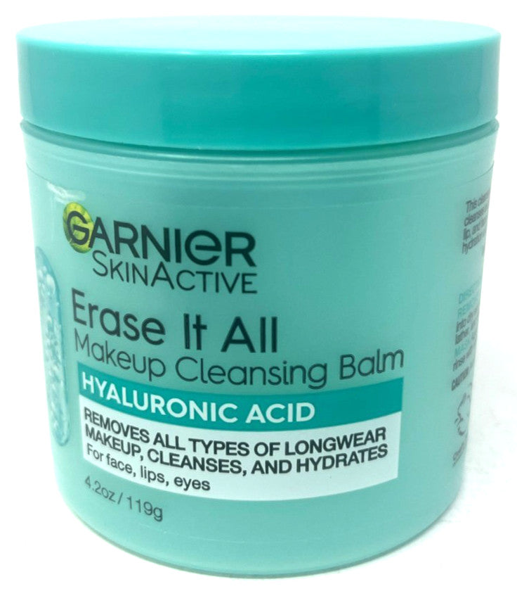 Garnier Erase It All Makeup Cleansing Balm 4.2 oz Hyaluronic Face Remover