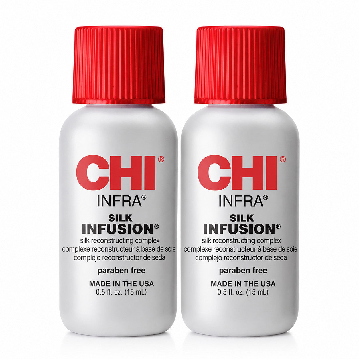 CHI Silk Infusion Reconstructing Hair Serum - 0.5 Fl Oz, 2 Pack