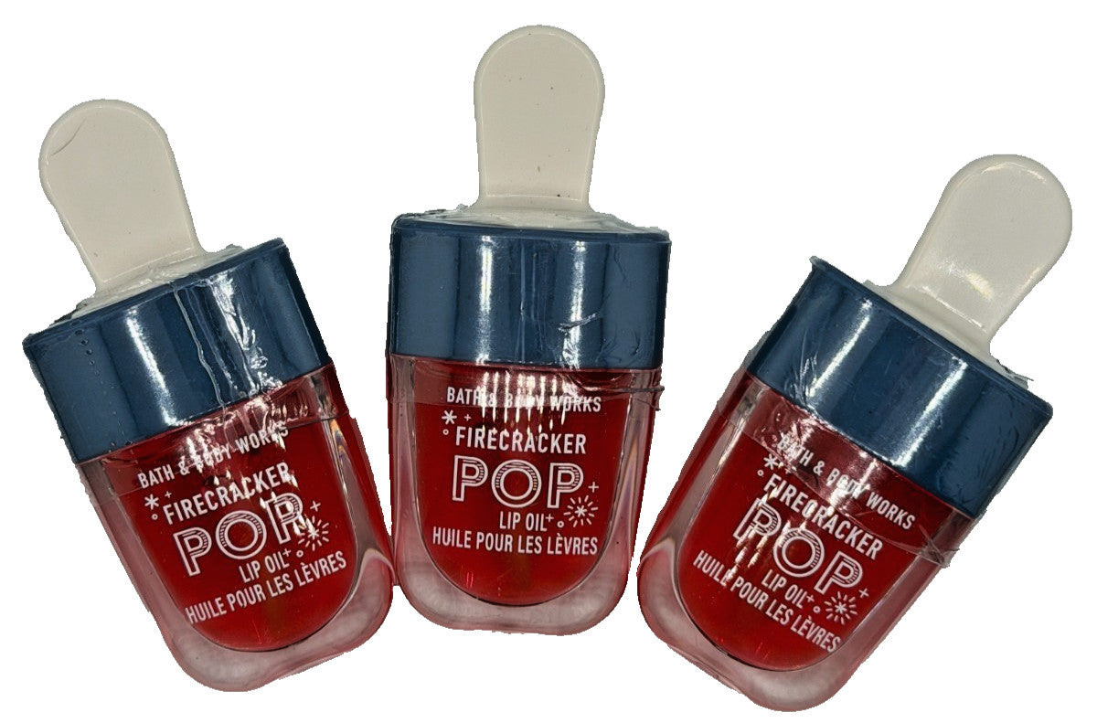 Lip Oil Set - Firecracker Pop 3-Pack Sealed Lip Care Oils