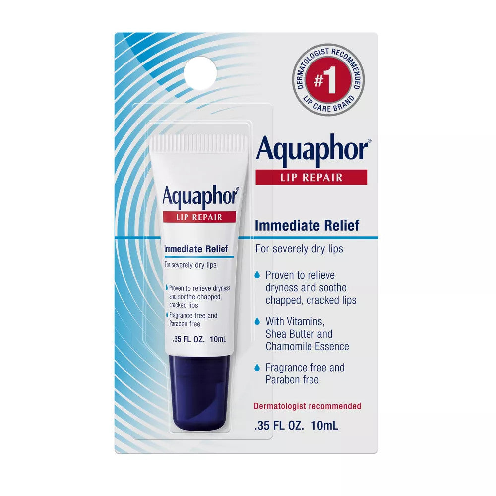 Lip Balm for Dry, Chapped Lips - Soothing Moisturizer, Paraben-Free 0.35 Oz