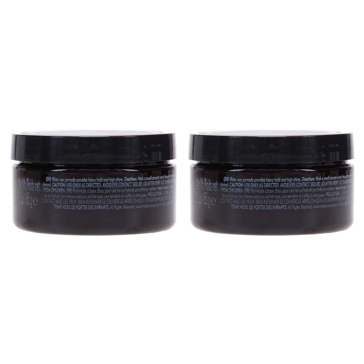Heavy Hold Hair Pomade 3 oz - 2 Pack for Strong Styling & Shine