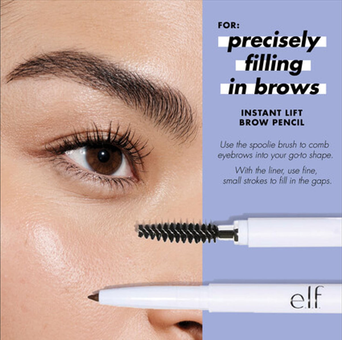 e.l.f. Instant Lift Brow Pencil Dual-Sided with Spoolie - Auburn
